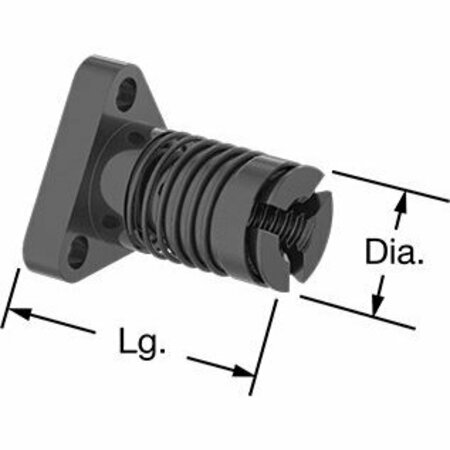 BSC PREFERRED 1/4-20 Thread Nut with Spring for Fast-Travel Ultra-Precision Lead Screw 6350K204